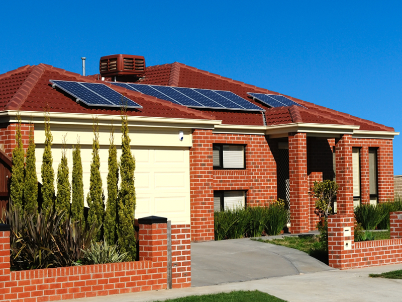 Paneles solares residencial
